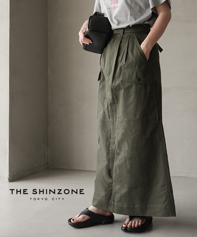 THE SHINZONE(ザ シンゾーン) PARACHUTE SKIRT パラシュートスカート