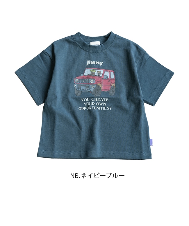 BREEZE JimnyコラボPOPイラストTシャツ　ネイビー　110センチ 12_000000022938.jpg?1722133914
