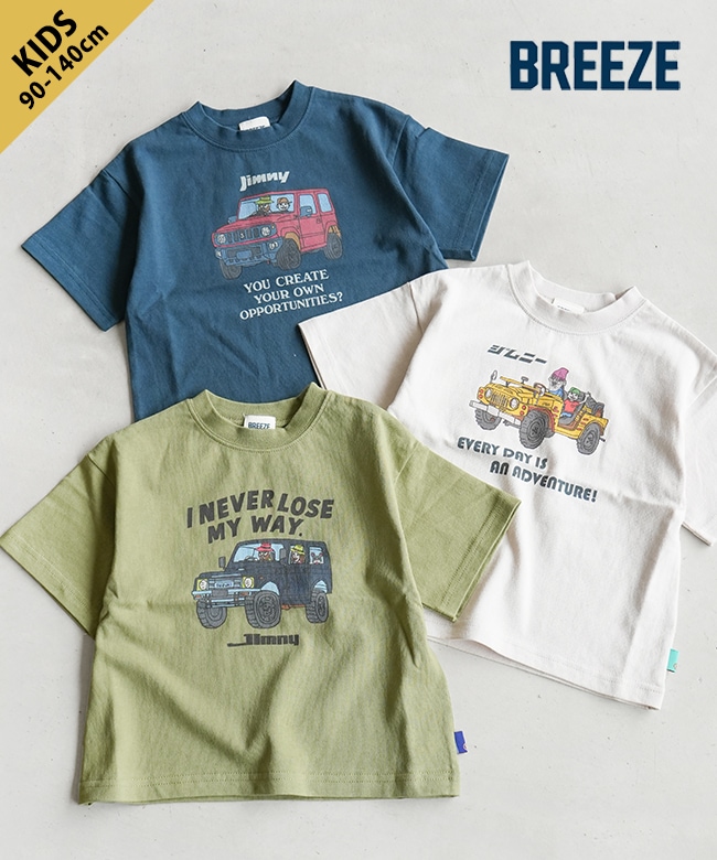BREEZE(ブリーズ)/F.O.KIDS(エフオーキッズ)JimnyコラボPOPイラストT