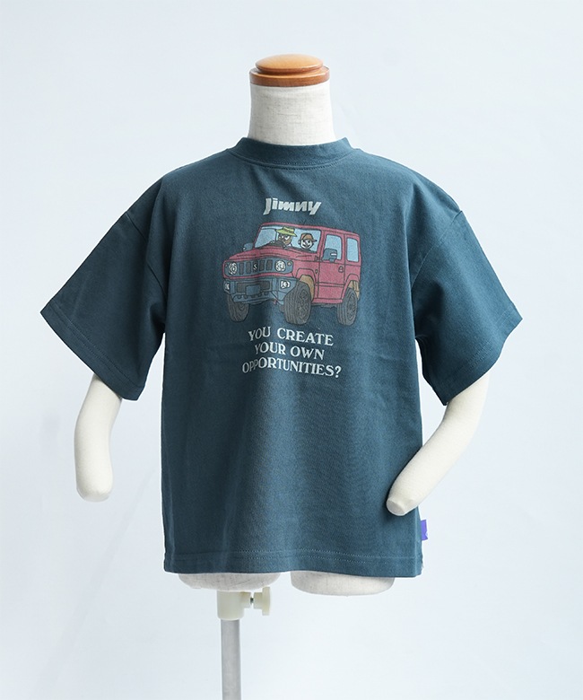 BREEZE JimnyコラボPOPイラストTシャツ　ネイビー　110センチ 3_000000022938.jpg?1722133914