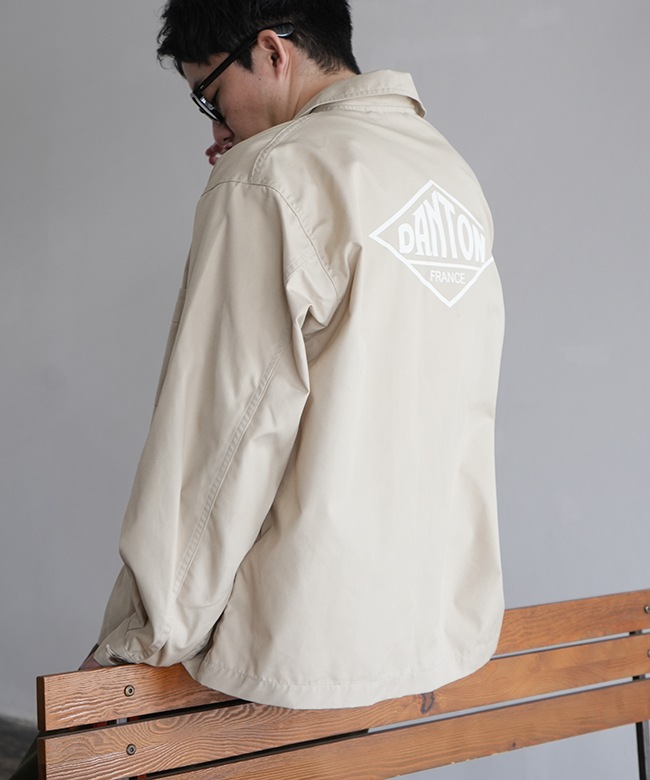 DANTON | バックロゴ カバーオール dta0661tpp-1.jpg