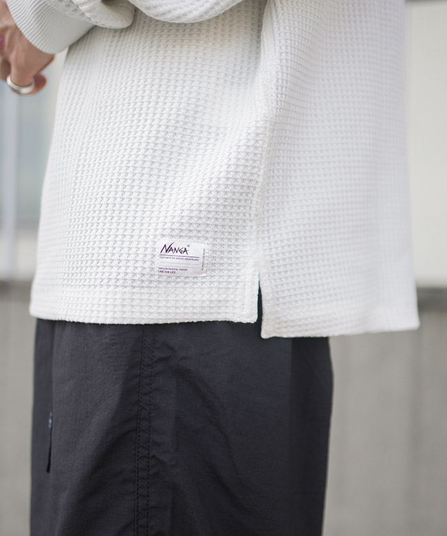 NANGA(ナンガ) ECO HYBRID WAFFLE L/S TEE エコハイブリッドワッフル