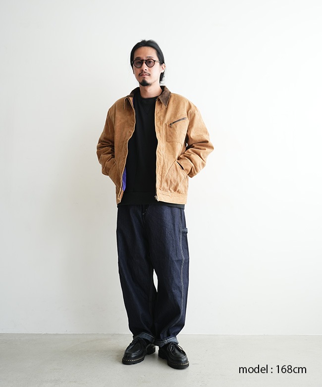 RW203]NEEDLES(ニードルズ) Zipped Work Jacket - Duck Canvas