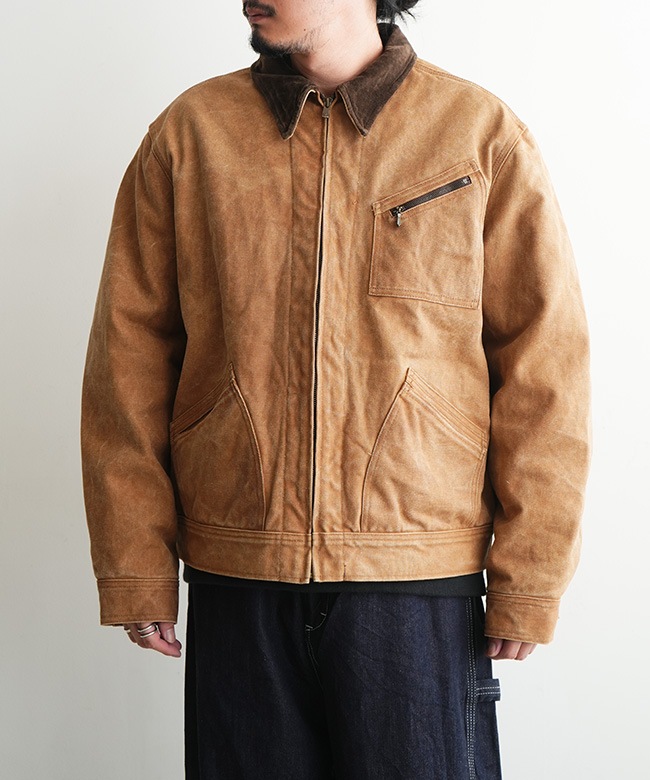 RW203]NEEDLES(ニードルズ) Zipped Work Jacket - Duck Canvas