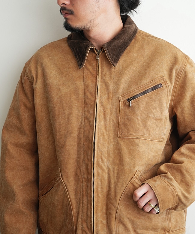 RW203]NEEDLES(ニードルズ) Zipped Work Jacket - Duck Canvas