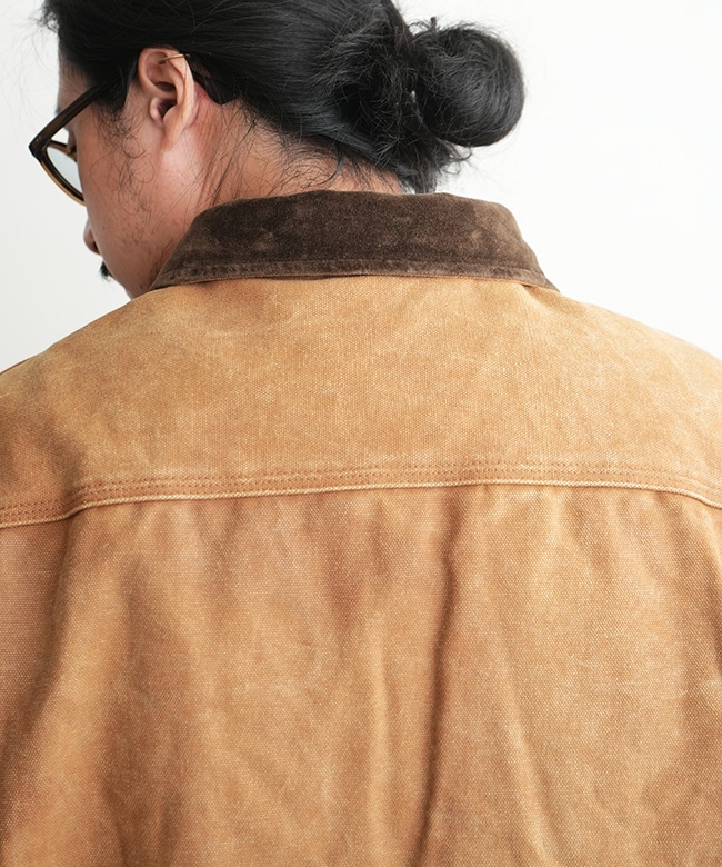 RW203]NEEDLES(ニードルズ) Zipped Work Jacket - Duck Canvas