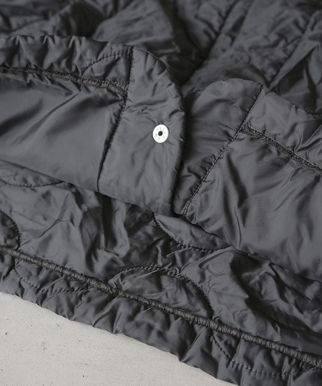 XSSML-25AW-BL02]XS.S.M.L(サイズ) キルトジャケット Garment Dyed