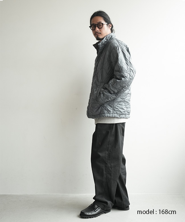 XSSML-25AW-BL02]XS.S.M.L(サイズ) キルトジャケット Garment Dyed