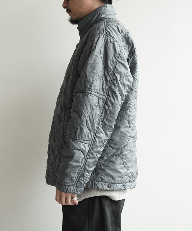 キルイ XSSML-25AW-BL02]XS.S.M.L(サイズ) キルトジャケット Garment Dyed