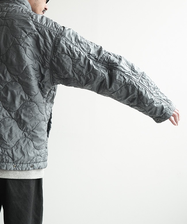 XSSML-25AW-BL02]XS.S.M.L(サイズ) キルトジャケット Garment Dyed