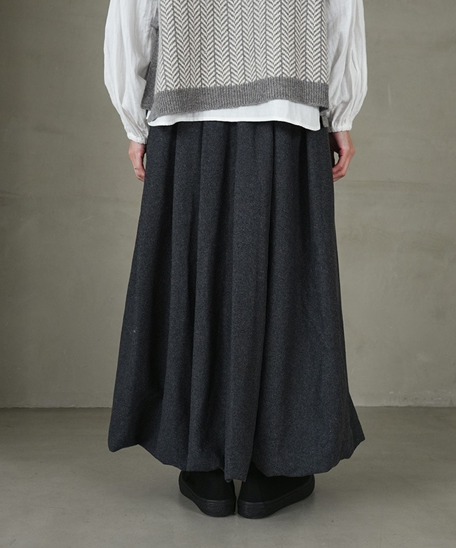 Midi Umi(ミディウミ)別注 wool balloon SK ウール バルーンスカート