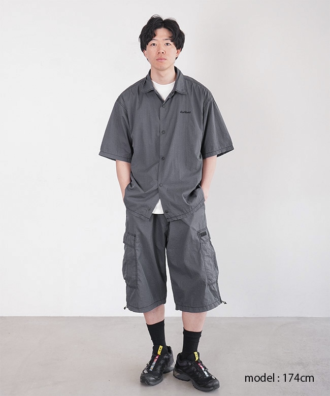 洋楽 2-DEF WILD THINGS(ワイルドシングス) DOUBLE DYED NYLON CARGO SHORTS