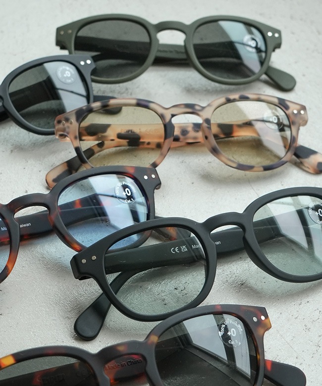 ソフトケース付属】IZIPIZI(イジピジ) SUNGLASS(サングラス)SUN #C