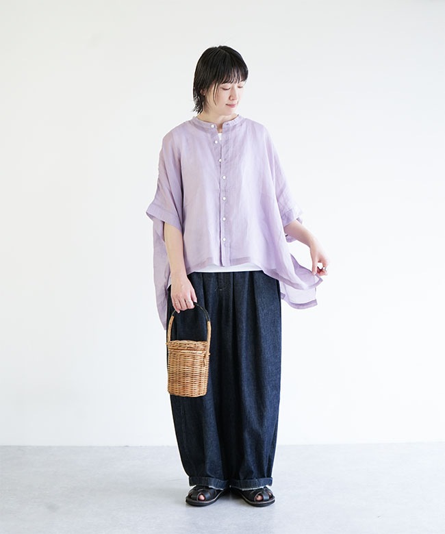 ◇[poche-rm-wdsh] solamonat poche(ソラモナポッシェ) ワイドシャツ