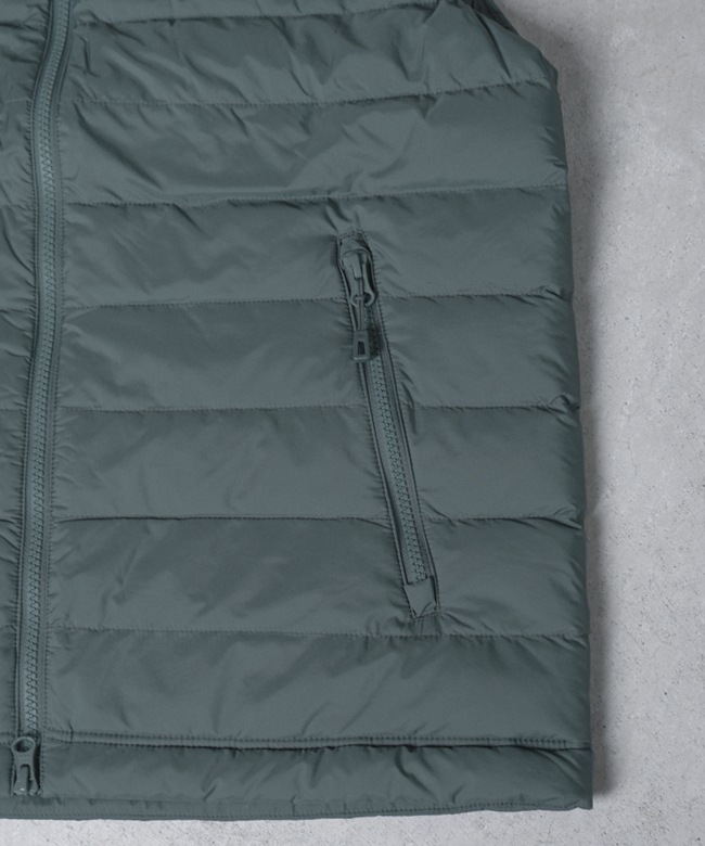 ダントン　ダウンベスト ◇[DT-A0565NRP]DANTON(ダントン)MIDDLE DOWN ZIP VEST ミドル
