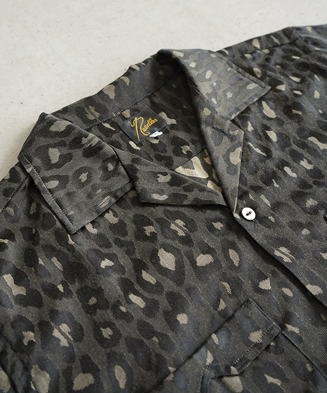 Tシャツ・カットソー Needles SS25 Shirts (QV245 B LEOPARD) QV245]NEEDLES(ニードルズ) One-Up Shirt - PE/C Jq. Cloth