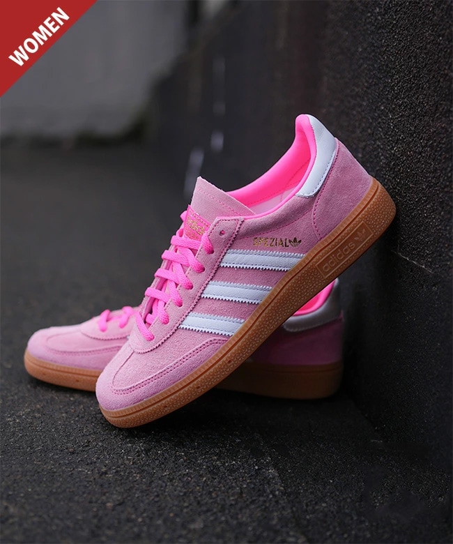 ガゼル　インドア　adidas 23.5 水色　ピンク　スペツィアル　サンバ アディダス ハンドボール スペツィアル ガムソール ピンク×水色