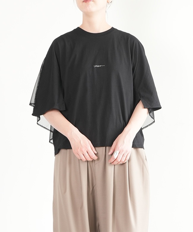 SALE セール/ アントゲージ Antgauge モモンガメッシュTシャツ D1204 5分袖 半袖 ロゴプリント ワンポイント レディース 2025春夏 /返品・交換不可 ANTGAUGE アントゲージ Antgauge モモンガメッシュTシャツ D1204