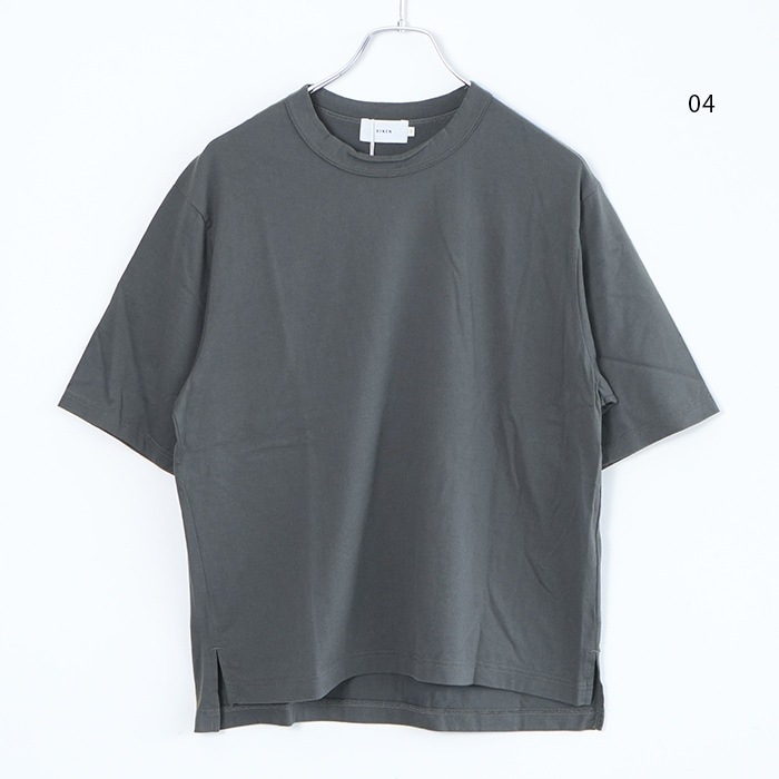 SALE 30%OFF】RINEN(リネン) 60/2スーピマ天竺 半袖クルーネック T