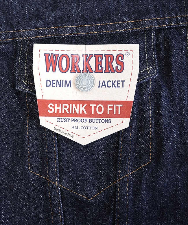 2508ID1]WORKERS(ワーカーズ) Lot 857 XX メンズ デニムジャケット
