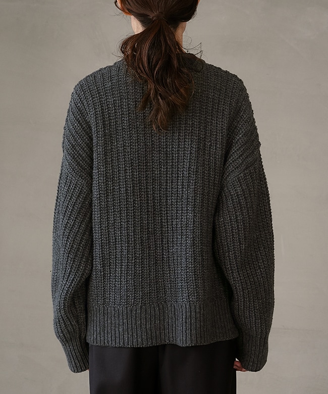 ◇[poche-aze-po]solamonat poche(ソラモナポッシェ)あぜ編みニット