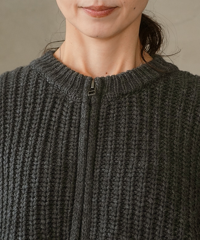 ◇[poche-aze-po]solamonat poche(ソラモナポッシェ)あぜ編みニット