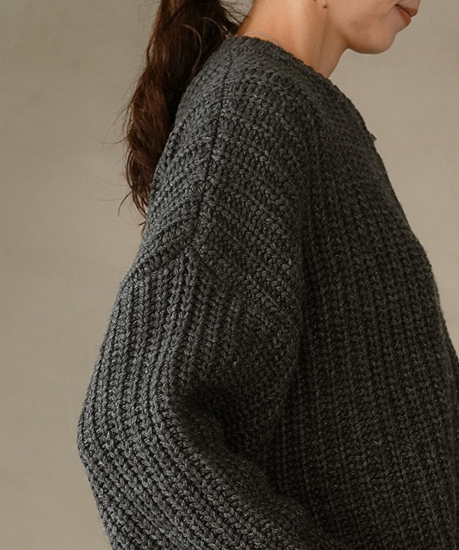 【希少デザイン】 ラルフローレン 畦編みニットジャケット S 片畦(かたあぜあみ）バイカラーニット（27-27KE07-203）｜ベータメン