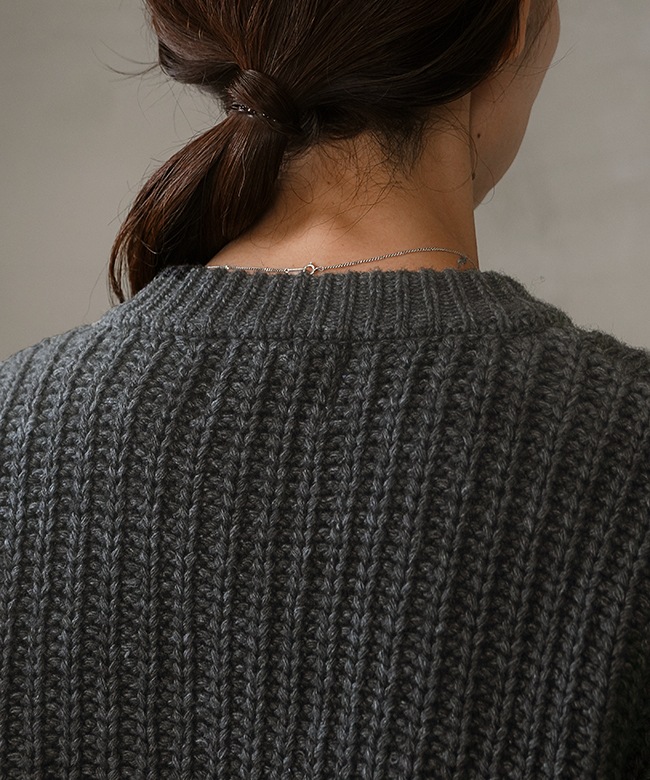 ◇[poche-aze-po]solamonat poche(ソラモナポッシェ)あぜ編みニット