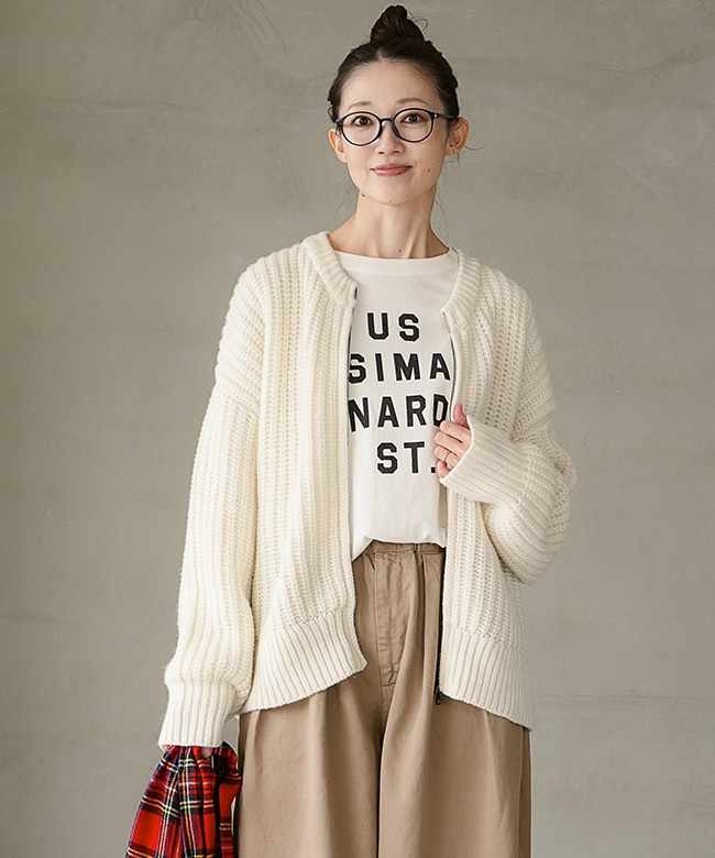 ◇[poche-aze-po]solamonat poche(ソラモナポッシェ)あぜ編みニット