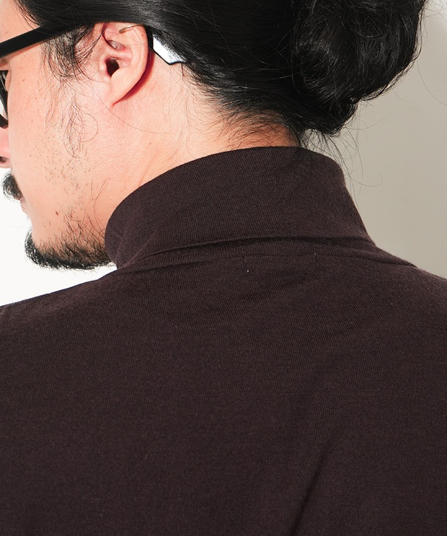 ULTERIOR(アルテリア)SUPER FINE WOOL COTTON TURTLE-NECK TOP