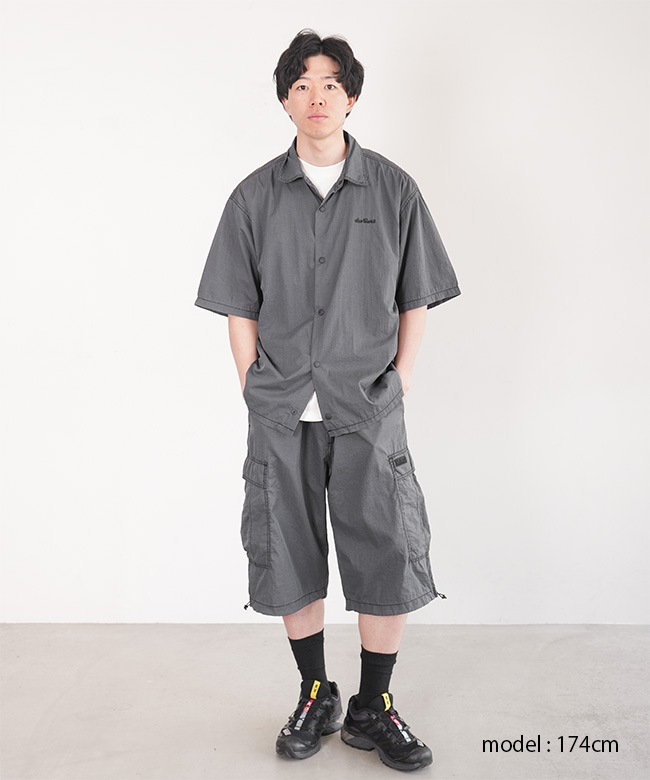 WILD THINGS(ワイルドシングス) DOUBLE DYED NYLON BRISK SHIRT ダブル