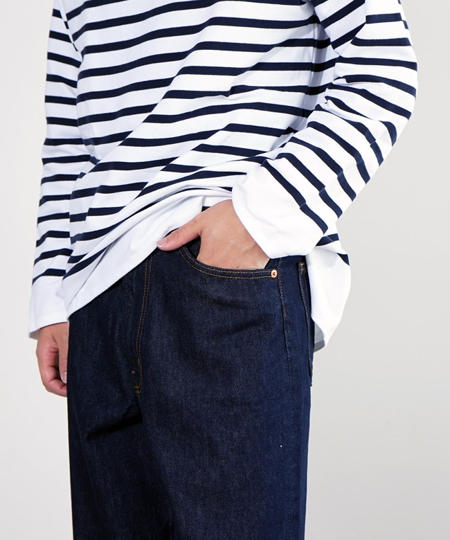 01-1100W-81]orSlow(オアスロウ) SUPER DADS DENIM PANTS デニム