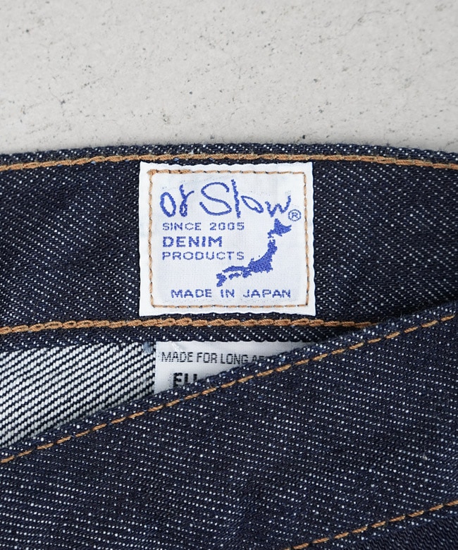 01-1100W-81]orSlow(オアスロウ) SUPER DADS DENIM PANTS デニム