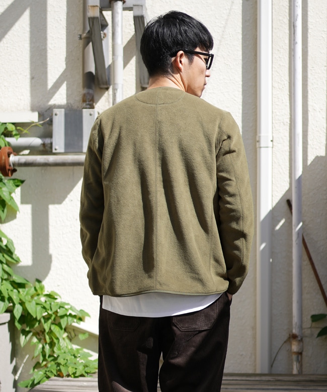DANTON オリーブ フリースジャケット DANTON オリーブ フリースジャケット