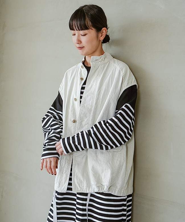 SALE 30%OFF】[VC-2766]Veritecoeur(ヴェリテクール) ワッシャーベスト