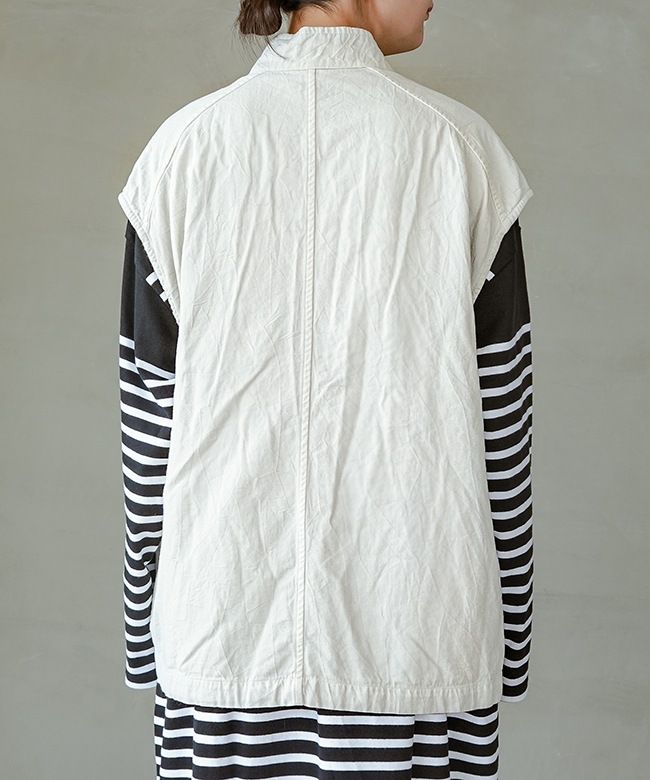 Veritecoeur ヴェリテクール　ウール　ベスト SALE 20%OFF】[VC-2766]Veritecoeur(ヴェリテクール) ワッシャーベスト