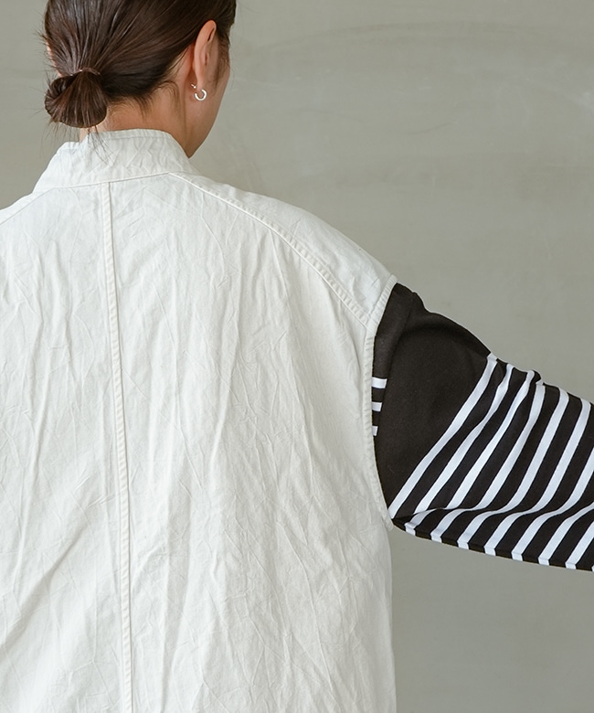 SALE 50%OFF】[VC-2766]Veritecoeur(ヴェリテクール) ワッシャーベスト