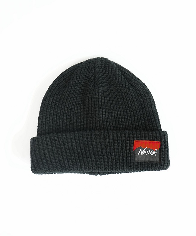 VALLAD ニットビーニー ブラック/ホワイト black-label-ss25-20-14666133-