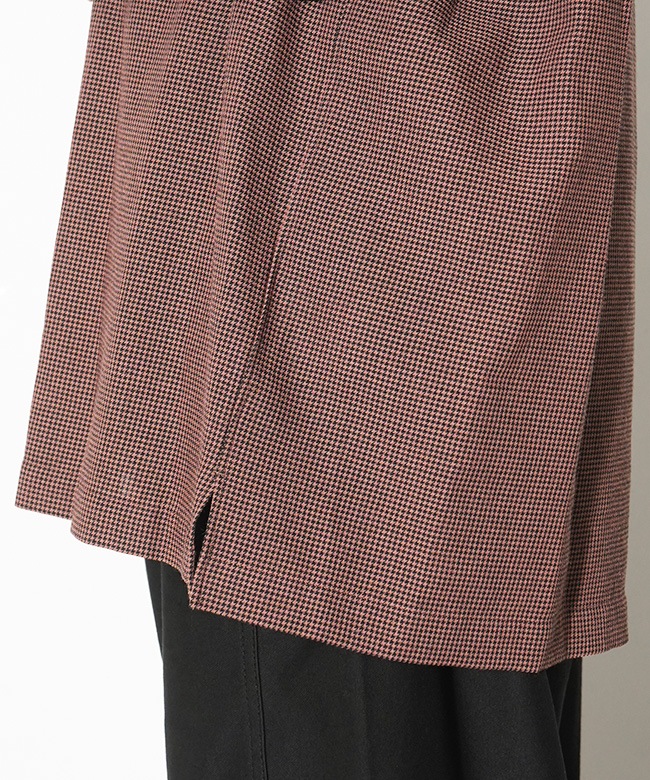 ULTERIOR(アルテリア)RAYON LINEN CHECK W/P SHIRT(レーヨンリネン