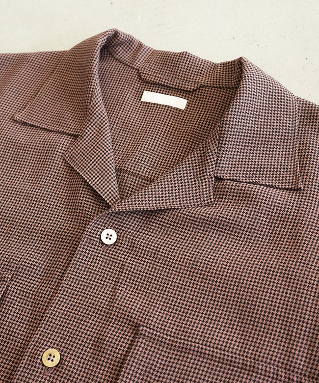 ULTERIOR(アルテリア)RAYON LINEN CHECK W/P SHIRT(レーヨンリネン