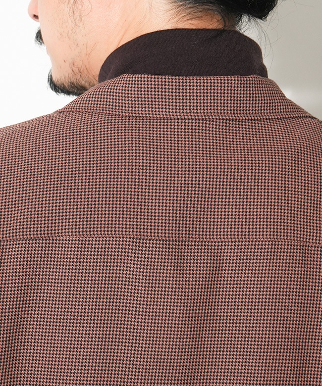 ULTERIOR(アルテリア)RAYON LINEN CHECK W/P SHIRT(レーヨンリネン