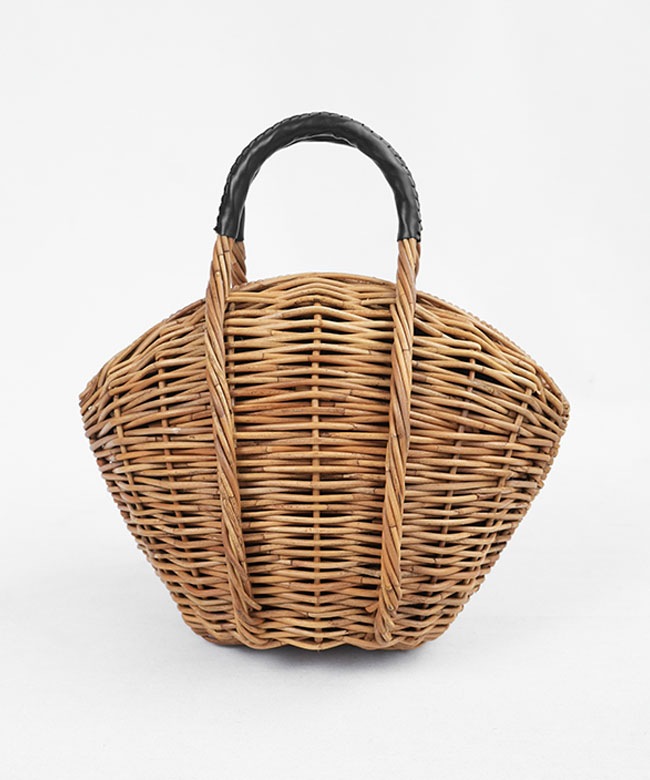 トンボ柄 和装用バッグ 籐製ハンドル toca(トーカ) UCHIWA BAG うちわバッグ レディース 鞄 かばん [TC261