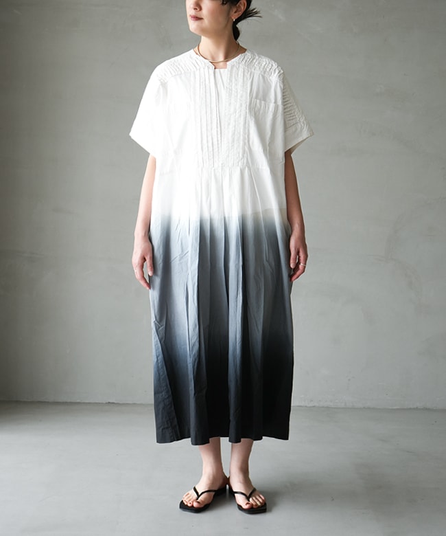 si-si-si comfort(スースースーコンフォート) GRADIENT DYE PINTUCK