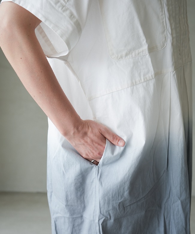 si-si-si comfort(スースースーコンフォート) GRADIENT DYE PINTUCK