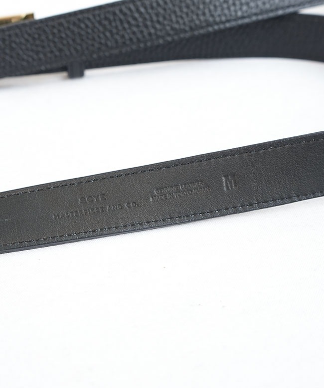 scye/SCYE BASICS(サイ/サイベーシックス) Shrink Leather Box Buckle