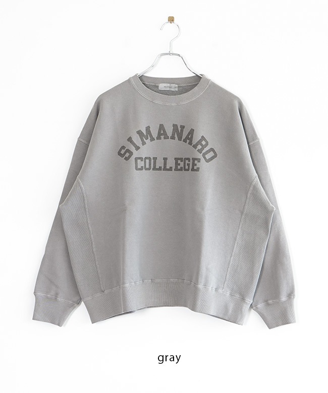 SALE 50%OFF】◇SOLAMONAT(ソラモナ) ピグメントプリントスウェット