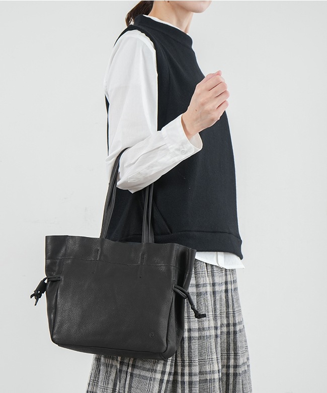 81-6372)【保存袋付き】CLEDRAN(クレドラン)GALE PURSE TOTE 巾着 