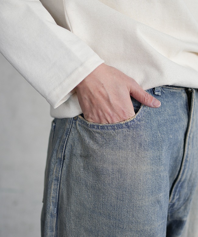 SALE 20%OFF】[PT2201-N]tsuzuli(ツヅリ) EZ DENIM 5P PANTS NARROW