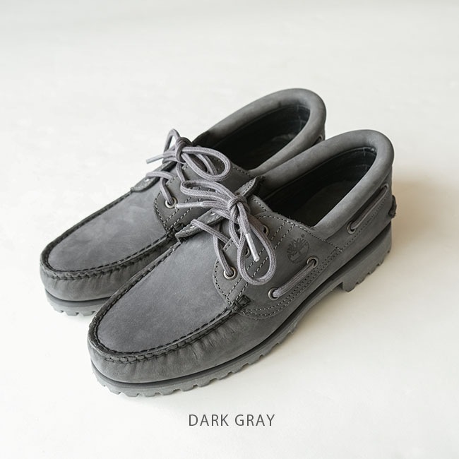 Timberland 3eye グレー モカシン Timberland ティンバーランド 3 Eye Classic Lug Dark Grey