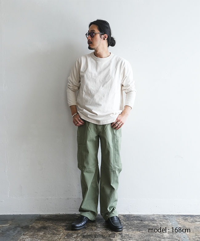 ジャックマン　JACKMAN　厚手　リブ　Tシャツ　マスタード ジャックマン 厚手 リブ Tシャツ トップス マスタード 辛子